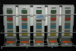 Support mural pour 5 modules SANIPOUSSE